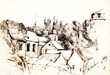 A Durbuy en 1869 par Aimé-François Bozière A Durbuy en 1869 par Aimé-François Bozière